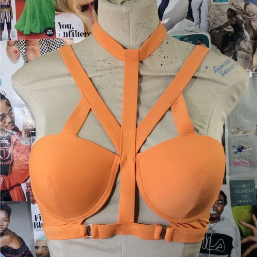 Peachy-Orange bustier